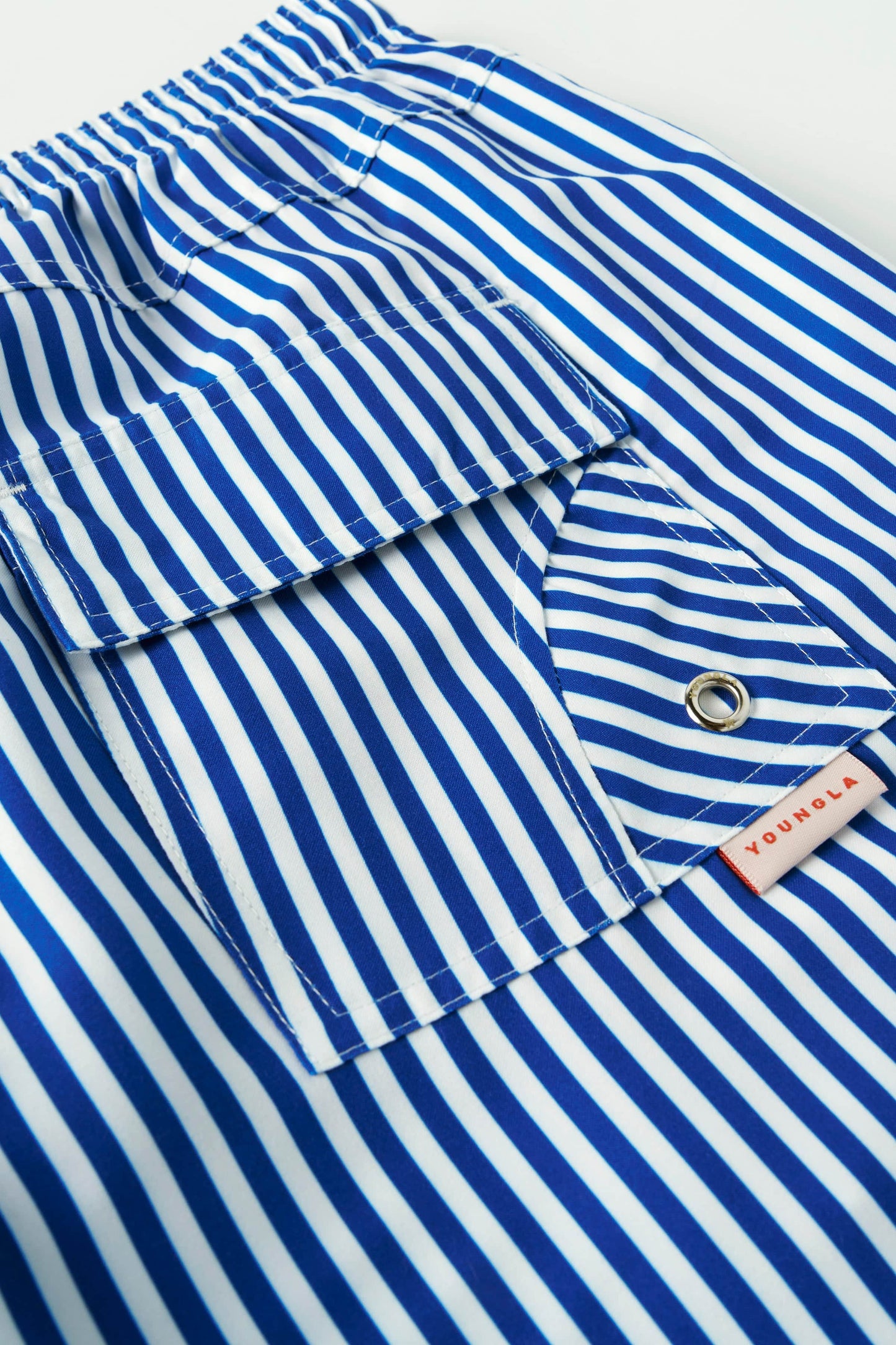 1056 - Striped Swim Shorts