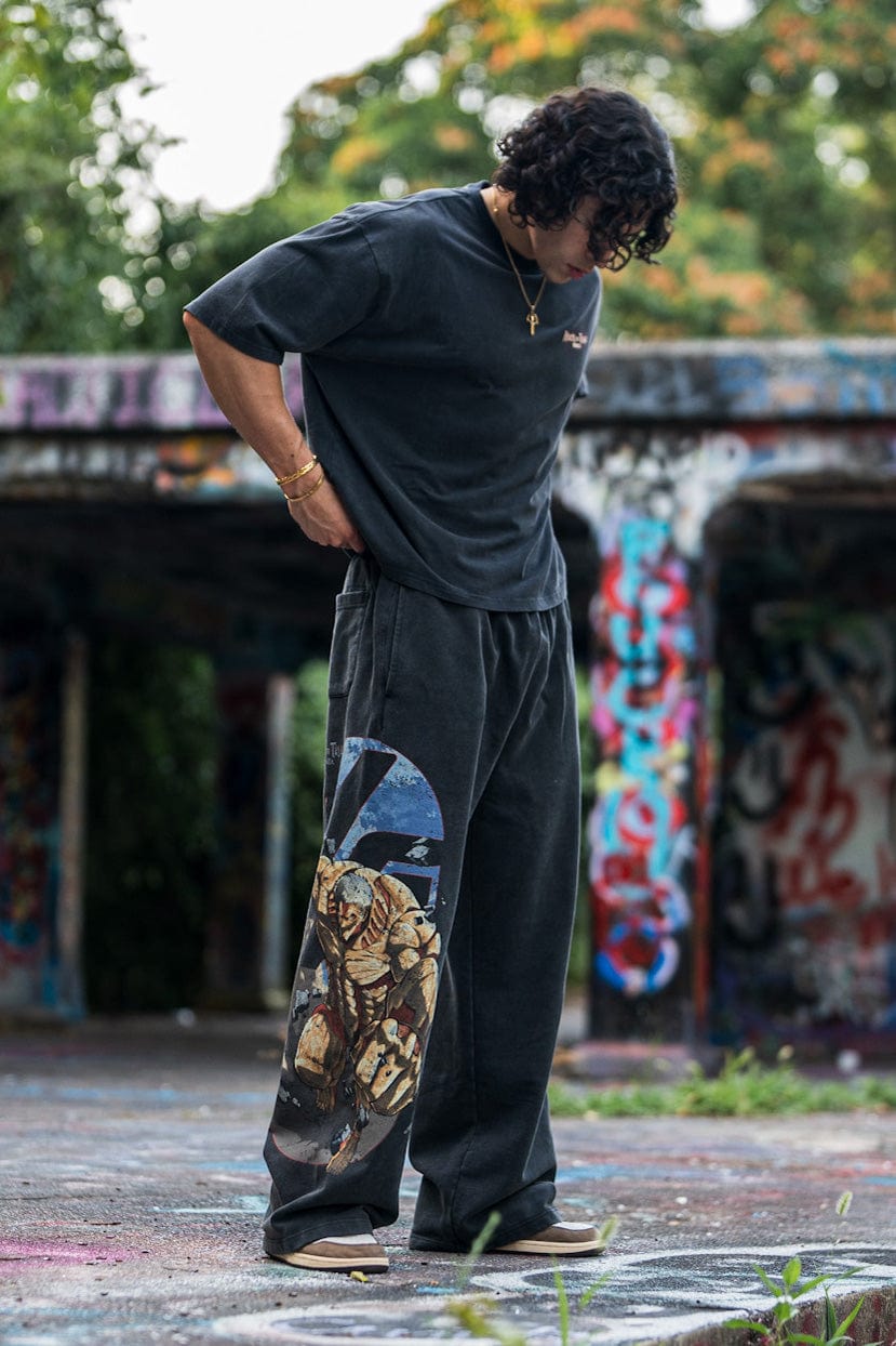 2128 - AOT?  x YLA Baggy Joggers