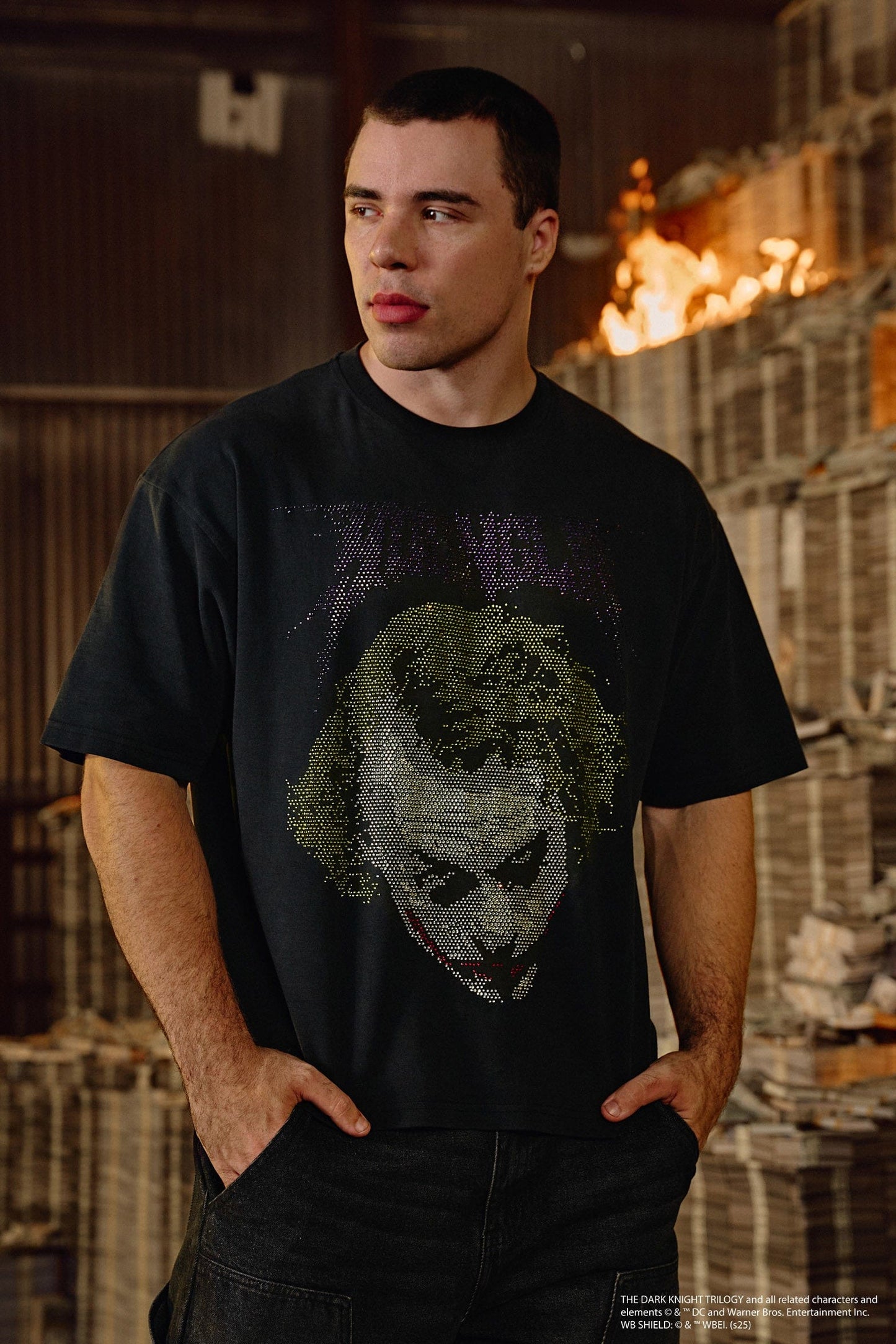 4257 - Batman Rhinestone Tees